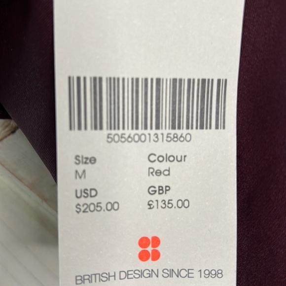 NWT Sweaty Betty purple shimmer lightweight slim fit Laverne track jacket - Picture 13 of 13